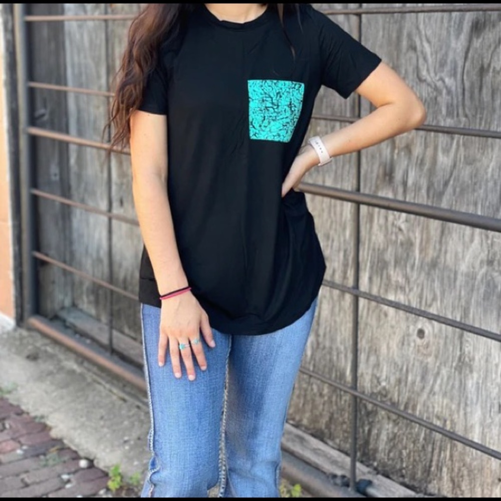 Crazy Train Pull Over Pocket Tee